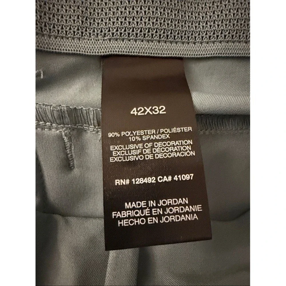 Greg‎ Norman Mens ML75 Performance Pant Sage Green Flex Waistband 42x32 Stretch